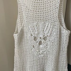 Skull Cashmere Knit Tank